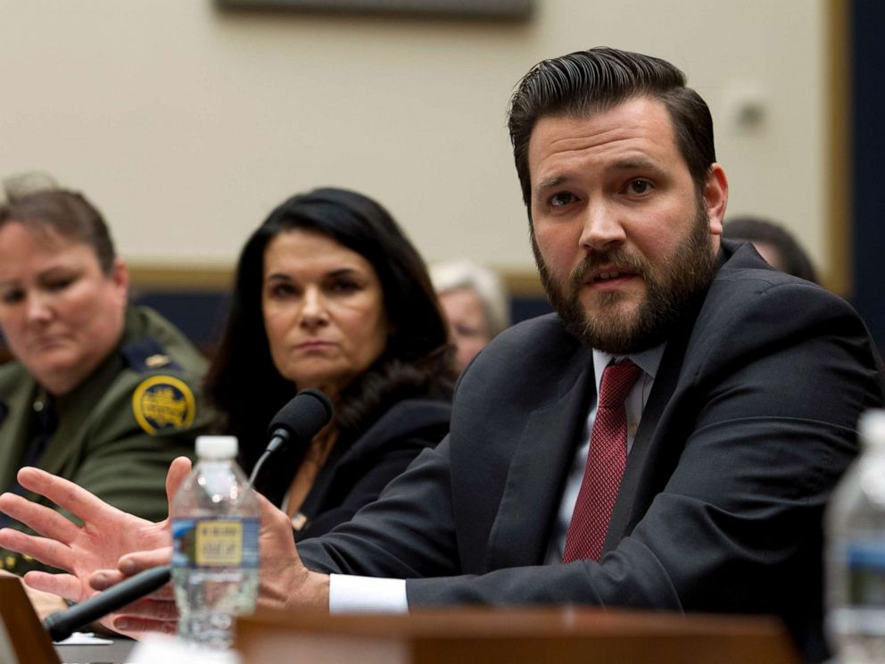 PHOTO: Senior adviser for the Department of Health and Human Services Scott Lloyd testifies before the House Judiciary Committee on Capitol Hill in Washington, Feb. 26, 2019.