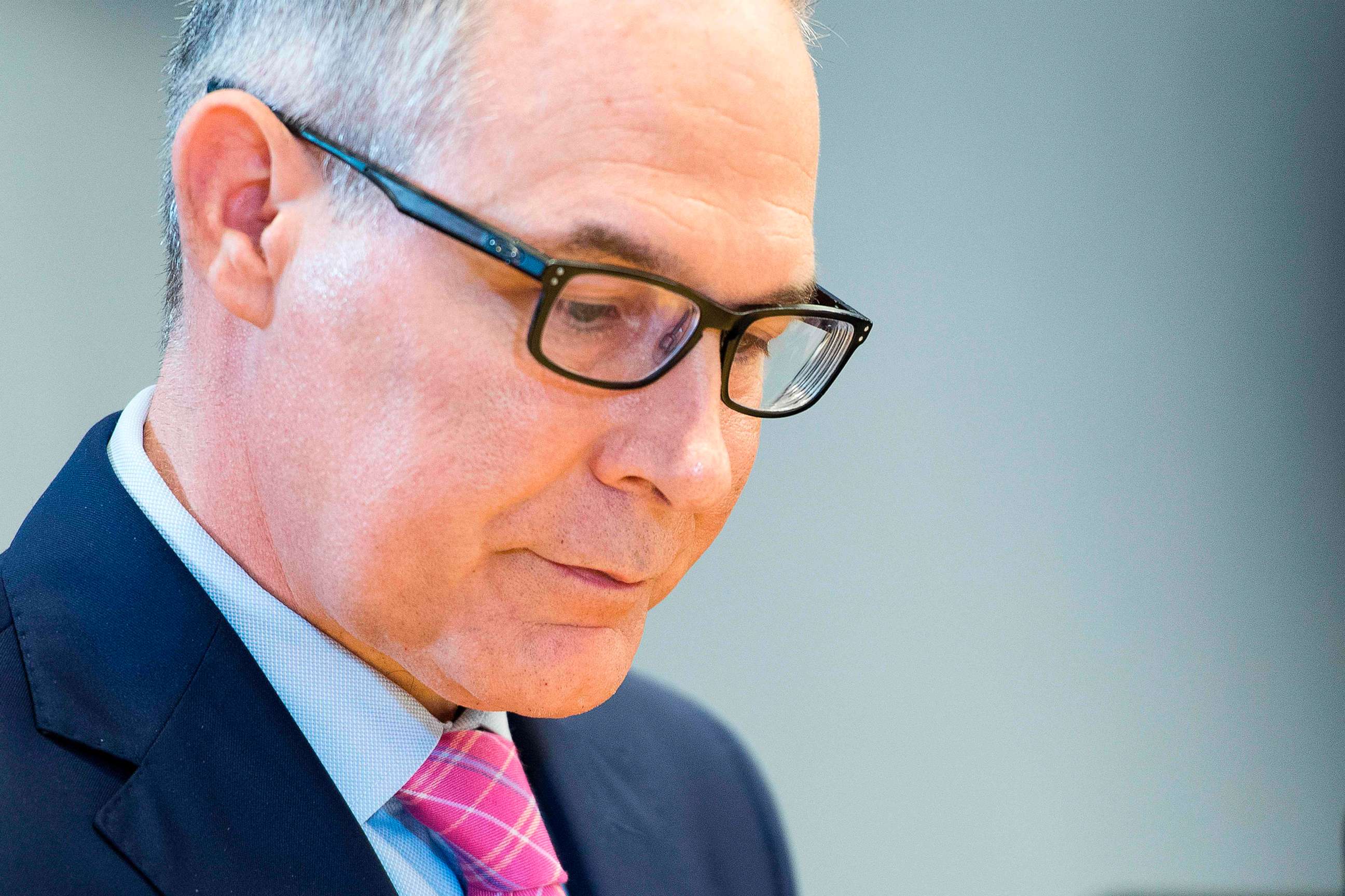 PHOTO: Environmental Protection Agency (EPA) Administrator Scott Pruitt attends a 2018 Hurricane Briefing at the Federal Emergency Management Agency (FEMA)  headquarters in Washington, DC, June 6, 2018.