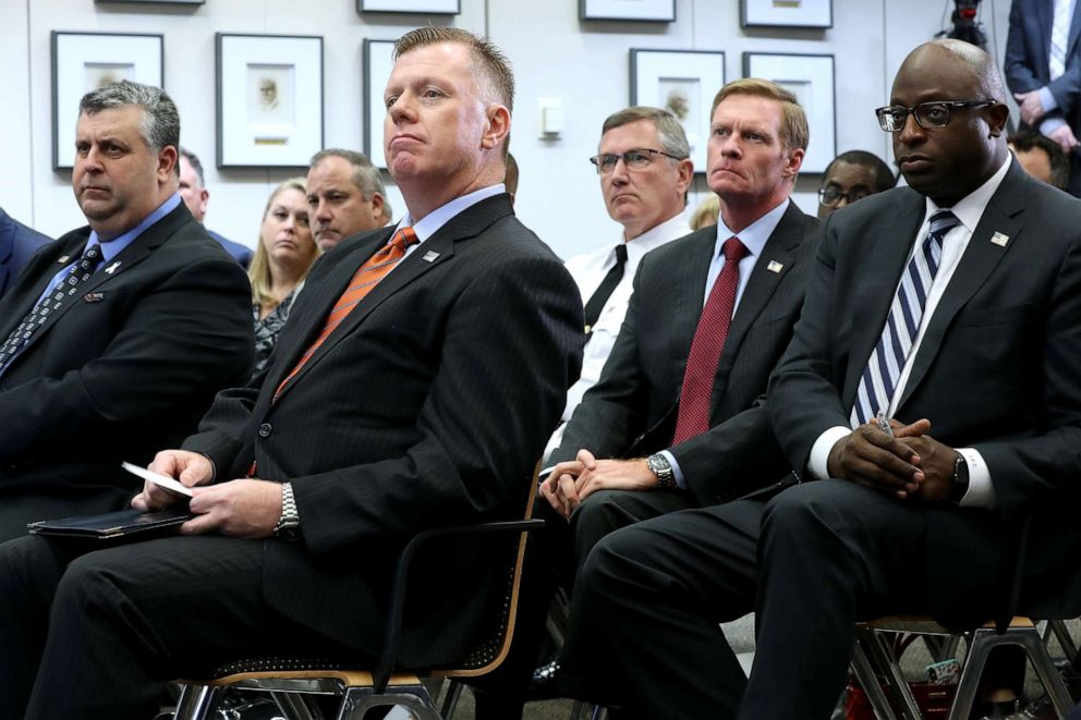 PHOTO: U.S. Secret Service briefing about the newly released analysis of targeted school violence at the service's headquarters, Nov. 7, 2019 in Washington, DC.