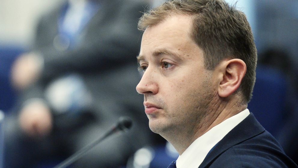 Sergei Millian attends an event during the National Oil and Gas Forum at the Central Exhibition Complex Expo Center in Moscow, April 19, 2016.