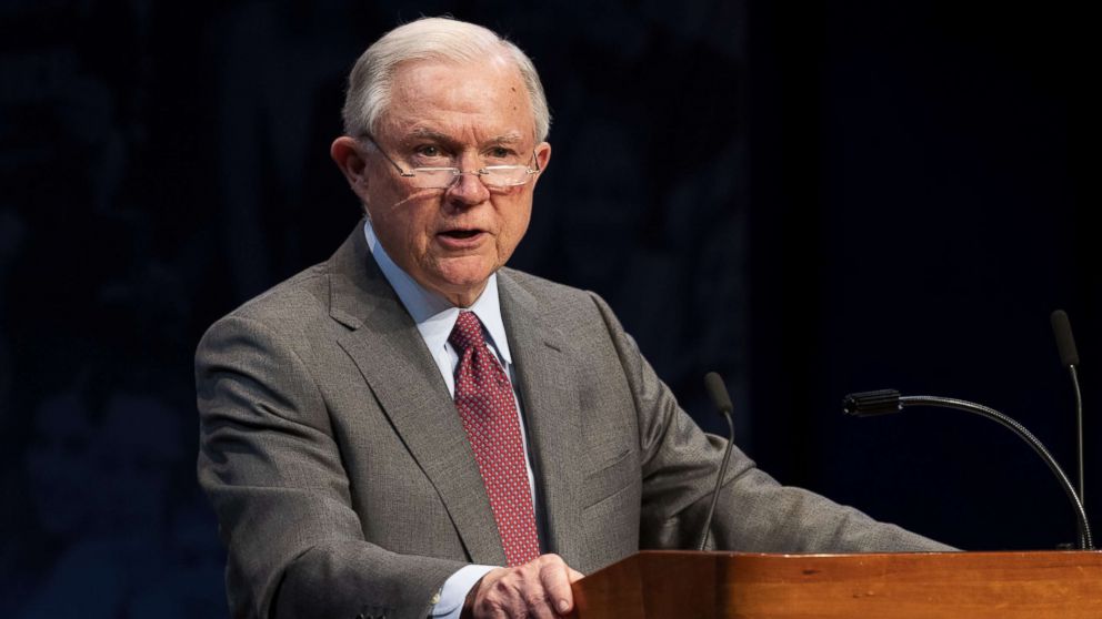 Jeff Sessions speaks at the Turning Point High School Leadership Summit in Washington, D.C., July 24, 2018.