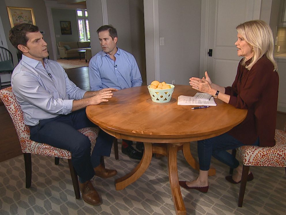 PHOTO: Rep. Seth Moulton, D-Mass., and Rep. Scott Taylor, R-Va., sit down with Martha Raddatz to discuss how Congress should respond to the Las Vegas shooting.
