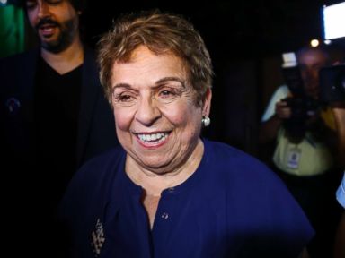 PHOTO: Democratic candidate for Congress Donna Shalala speaks with supporters during her watch party, Aug. 28, 2018, in the Little Havana neighborhood of Miami.