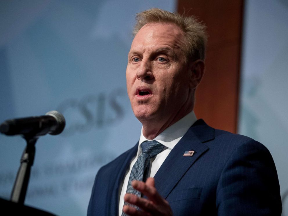 PHOTO: Acting Secretary of Defense Patrick Shanahan will speak at the Center for Strategic and International Studies on March 20, 2019. 