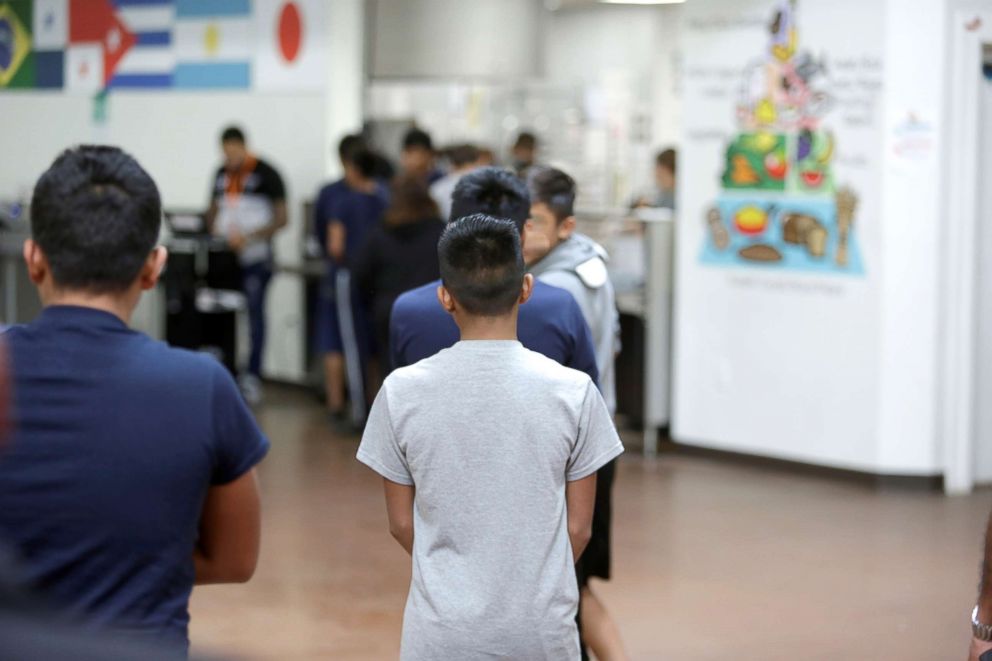 PHOTO: Almost 1,500 undocumented children are at a Walmart-turned-shelter.