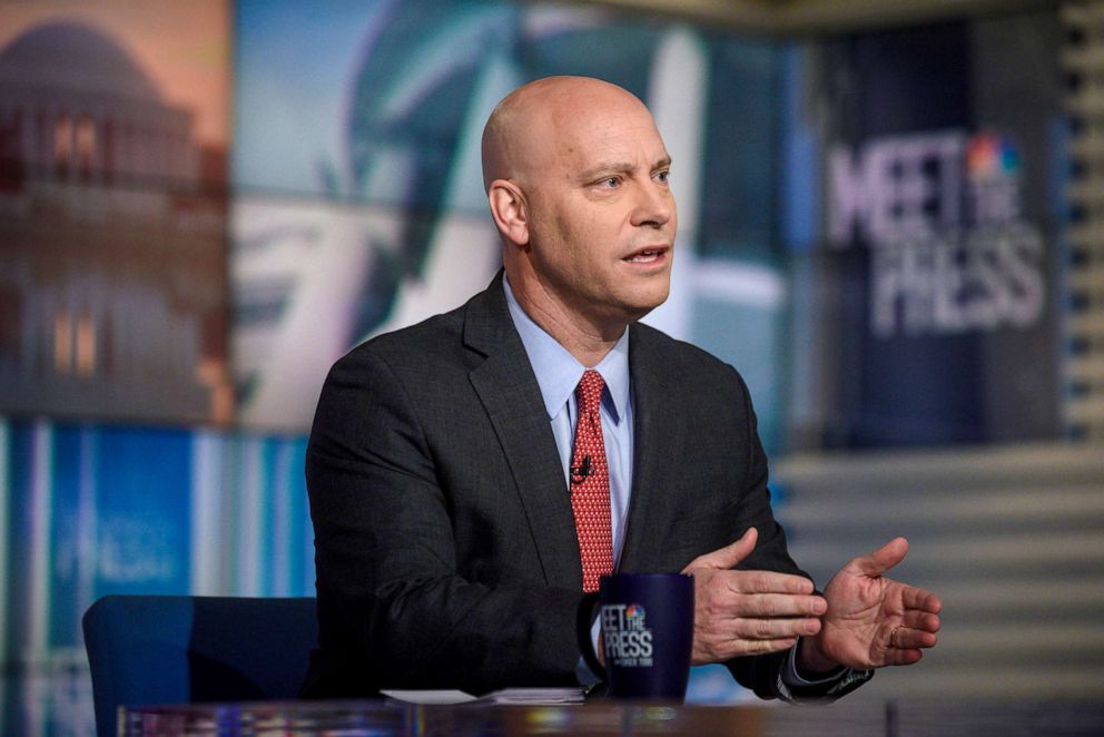 PHOTO: Marc Short, Chief of Staff to Vice President Mike Pence, appears on "Meet the Press" in Washington, Feb. 23, 2020.