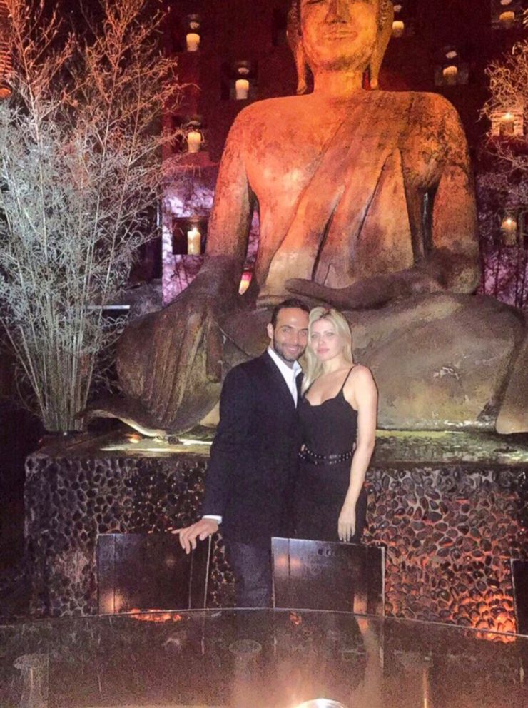 PHOTO: George Papadopoulos poses with his fiancee, Simona Mangiante.