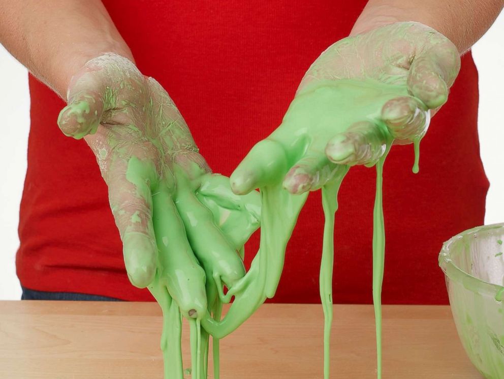 PHOTO: A girl plays with slime in an undated stock photo.