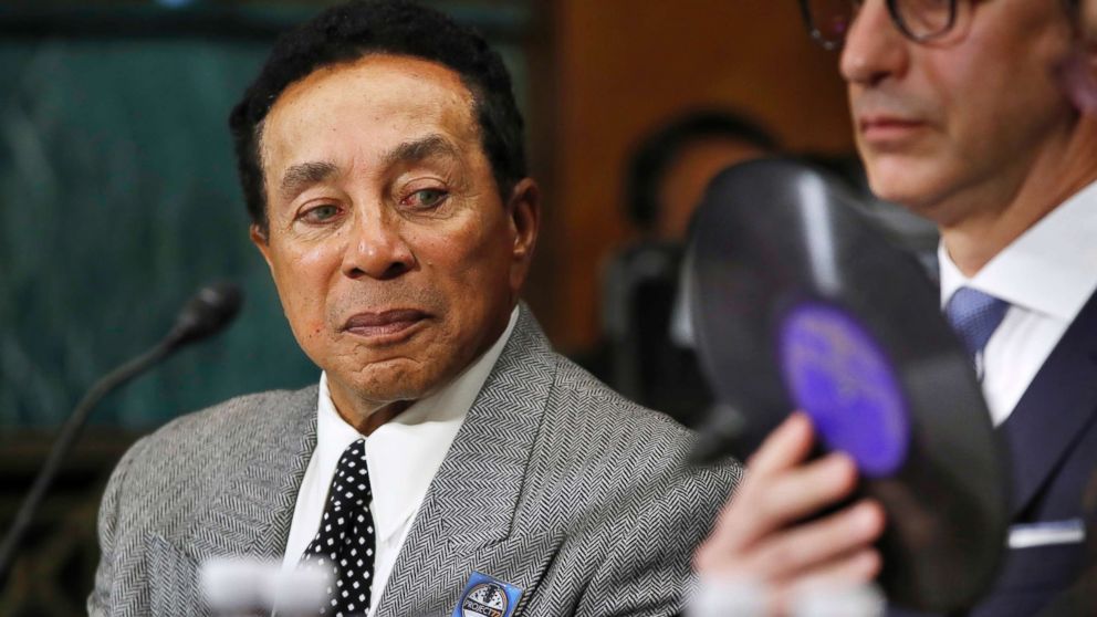 Smokey Robinson testified on Capitol Hill in favor of a bill that would cha...