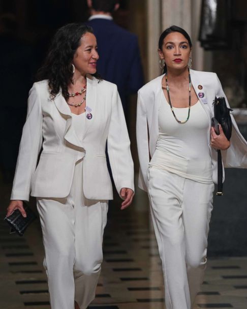 Women send political message by wearing white to Trump's State of the Union  - ABC News