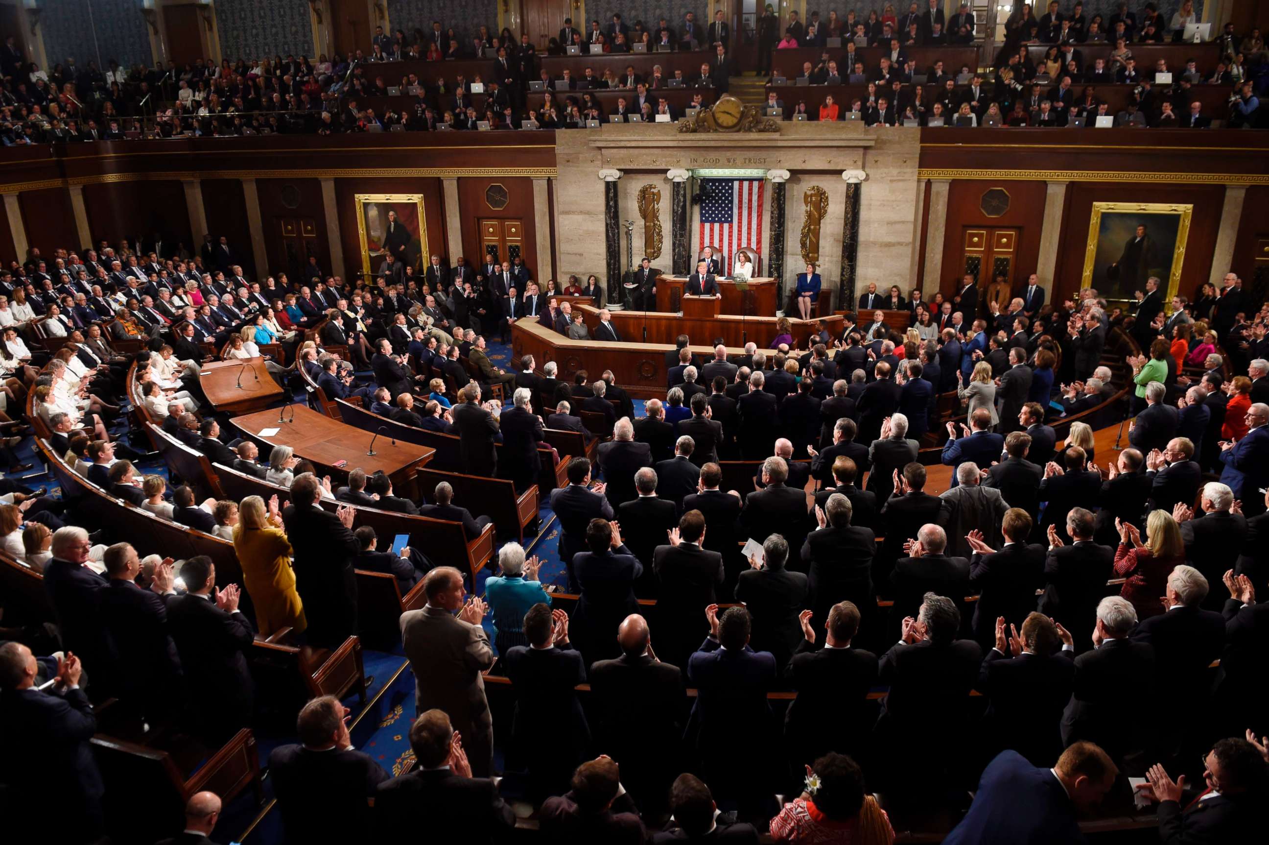 PHOTO: President Donald Trump delivers the State of the Union address at the U.S. Capitol in Washington, Feb. 5, 2019.