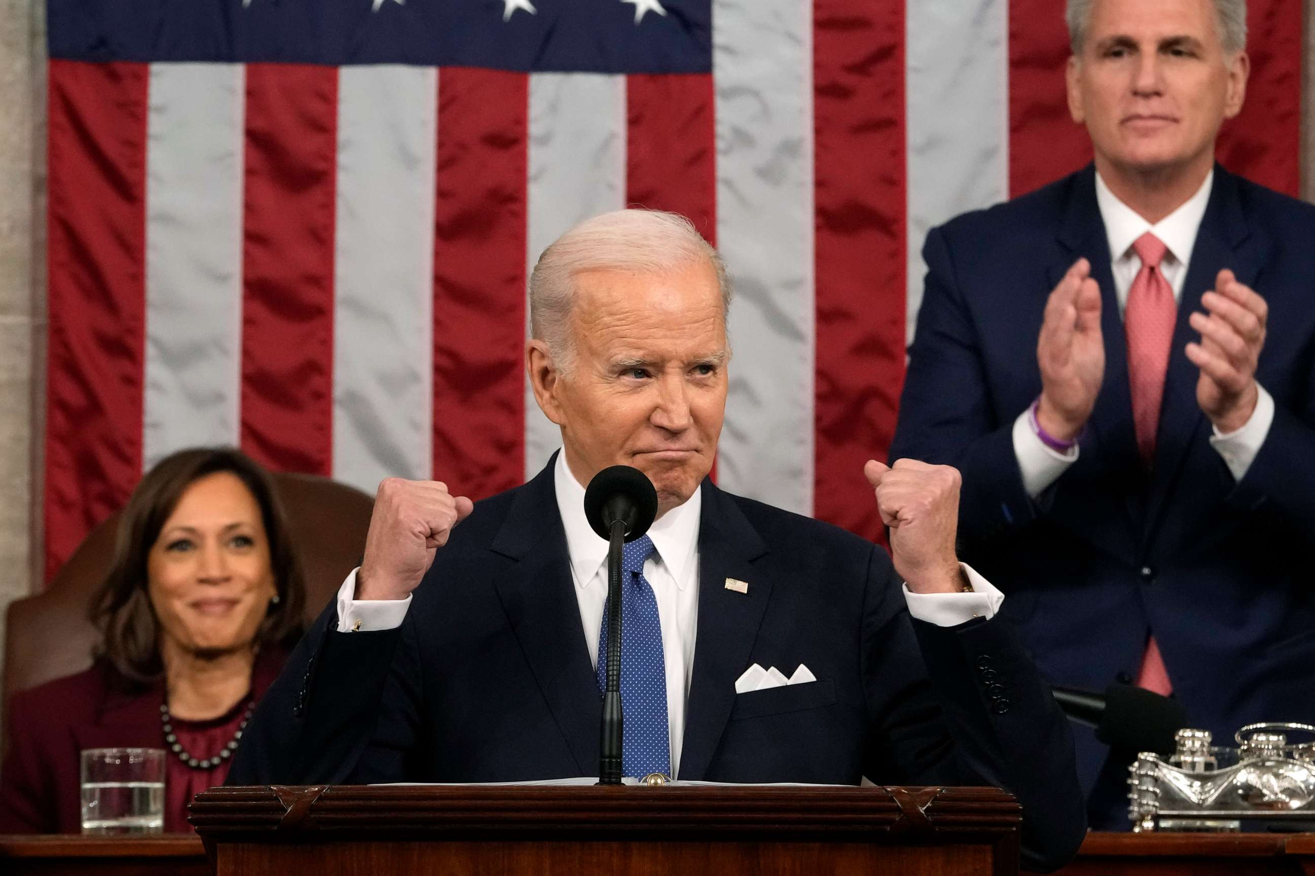 PHOTO: President Joe Biden delivers the State of the Union address Feb. 7, 2023, in Washington.