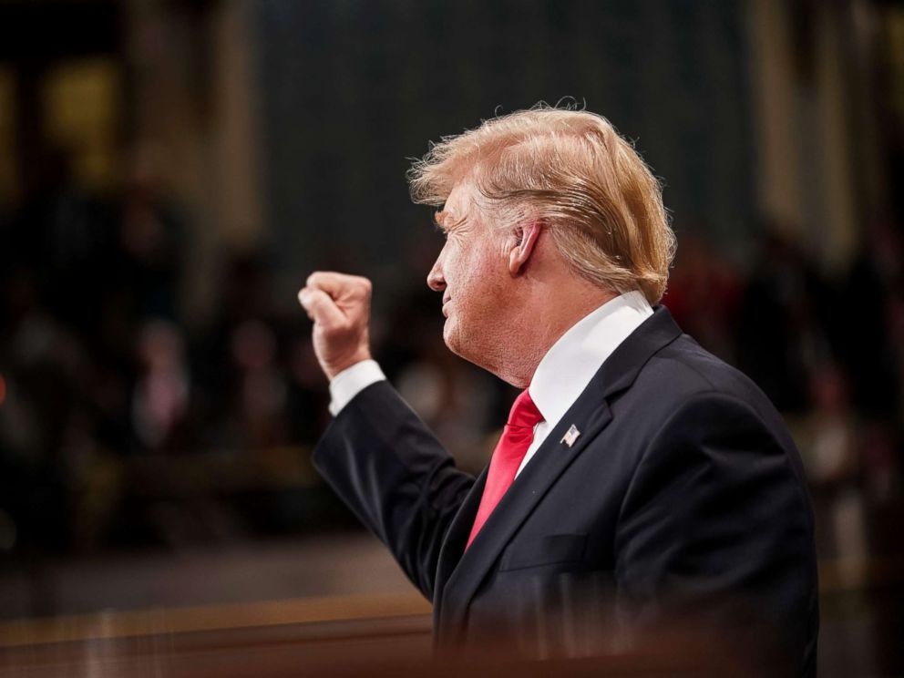 PHOTO: President Donald Trump delivers the State of the Union address at the Capitol in Washington, Feb. 5, 2019.