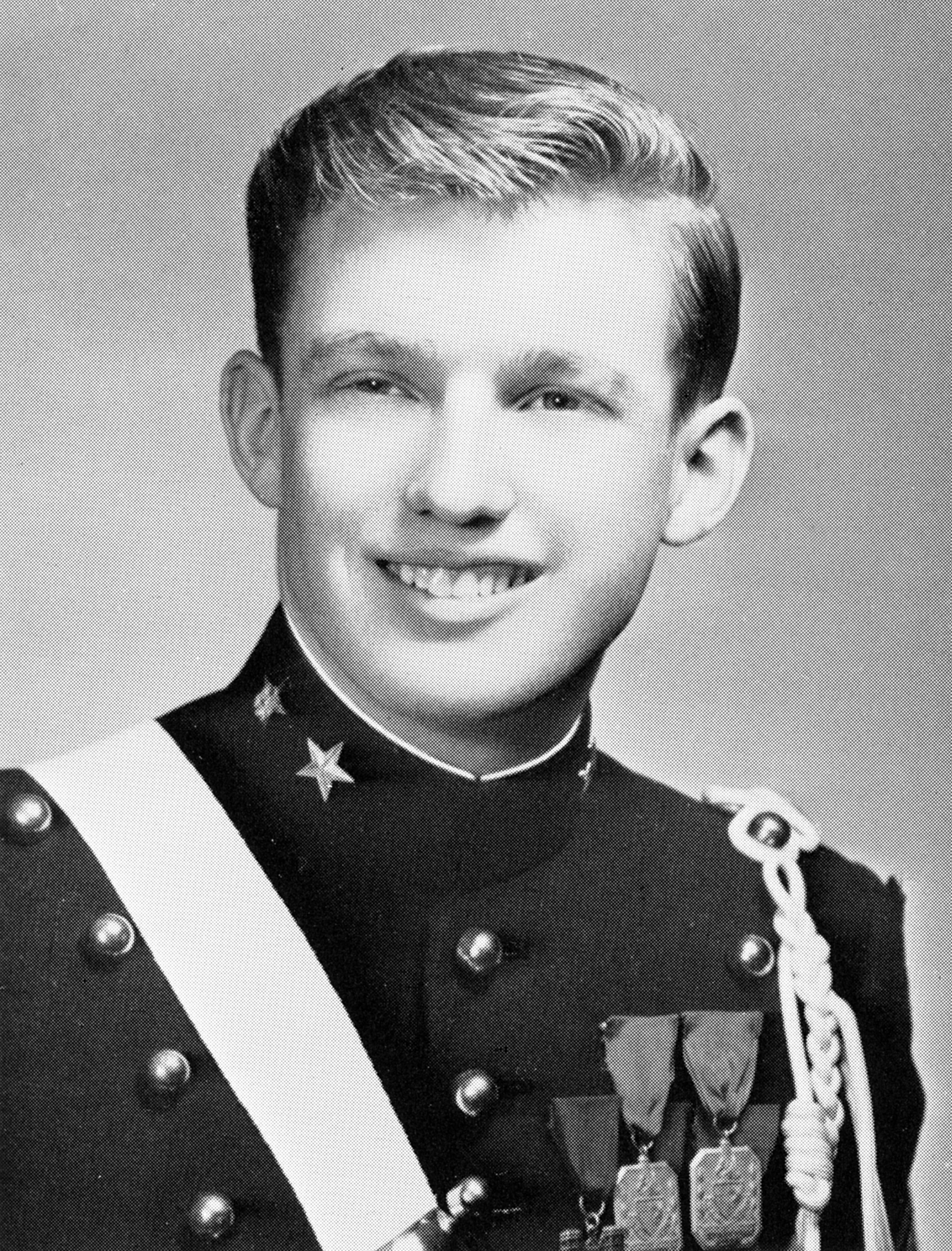 PHOTO: Donald Trump is pictured in the senior portrait for the New York Military Academy in Cornwall-On-Hudson, New York, 1964.