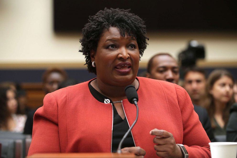 PHOTO: Stacey Abrams testifies during a hearing before the Constitution, Civil Rights and Civil Liberties Subcommittee of House Judiciary Committee June 25, 2019, on Capitol Hill in Washington, D.C.