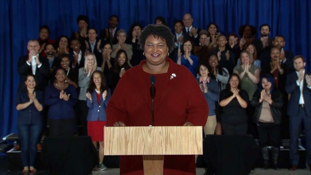 PHOTO: Stacey Abrams delivers the Democratic response to President Donald Trump's State of the Union speech, Feb. 5, 2019.