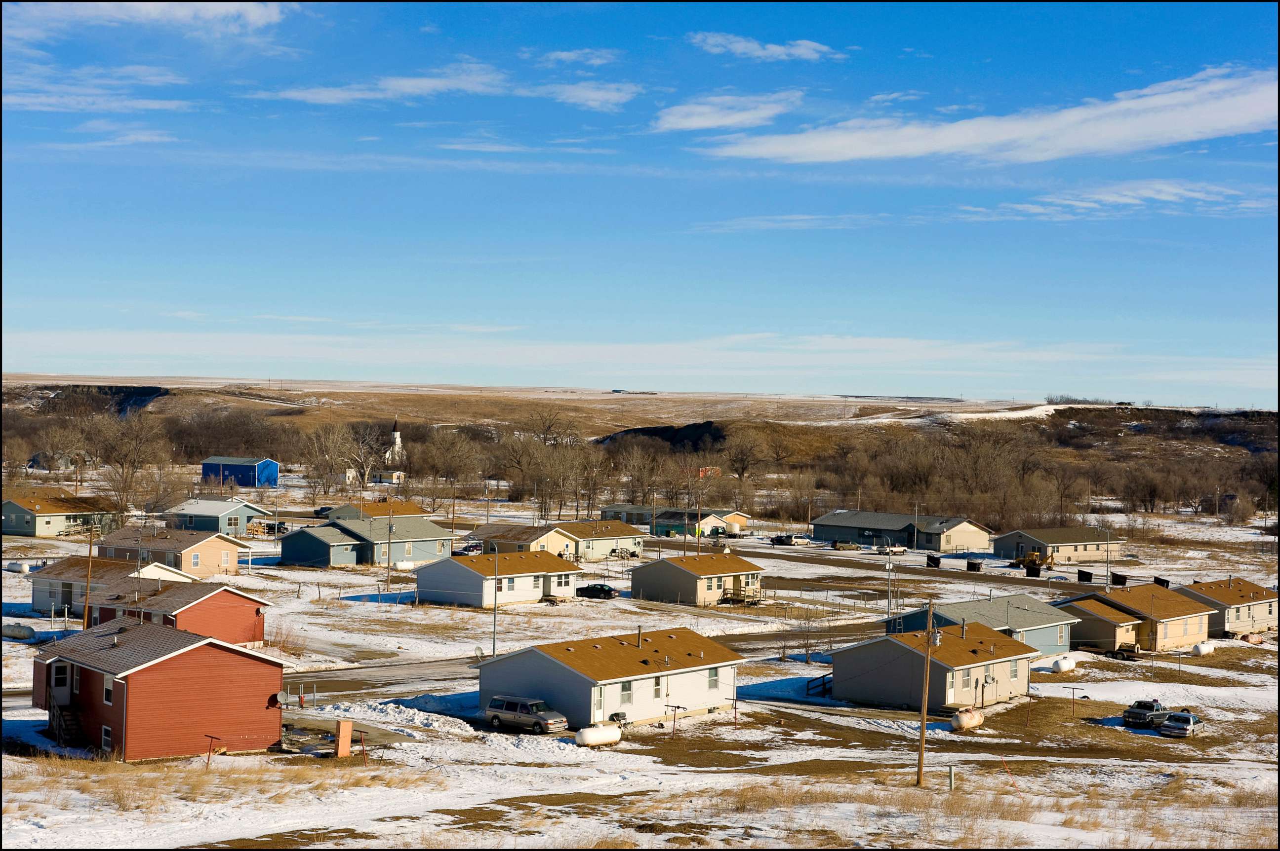 PHOTO:  A view of Wakpala, one of Standing Rock's eight districts.