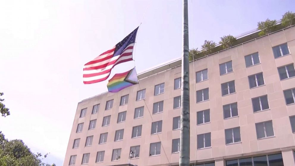 what states are flying the gay pride flag