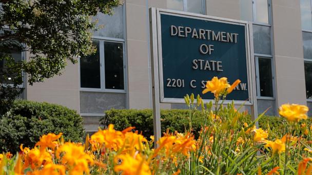 A view of the U.S. Department of State headquarters in the Harry S. Truman Federal Building on July 11, 2025 in Washington, DC.
