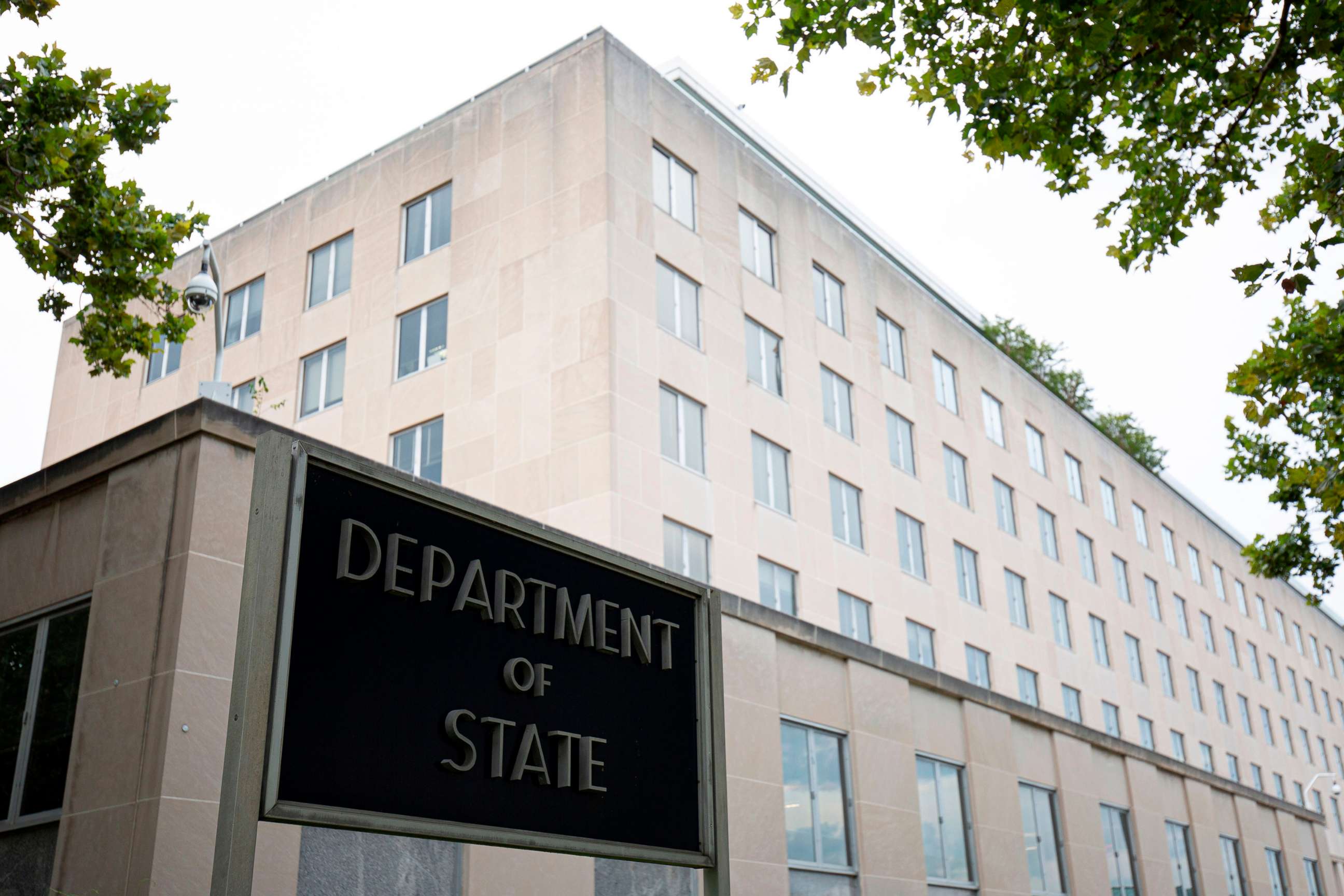 PHOTO: The US Department of State building in Washington.