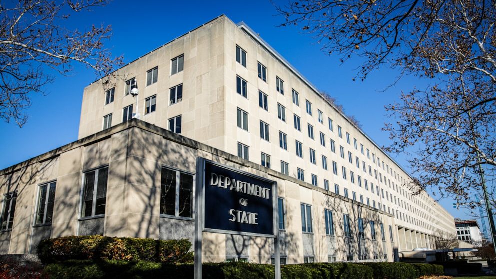 PHOTO: The U.S. Department of State building in Washington.