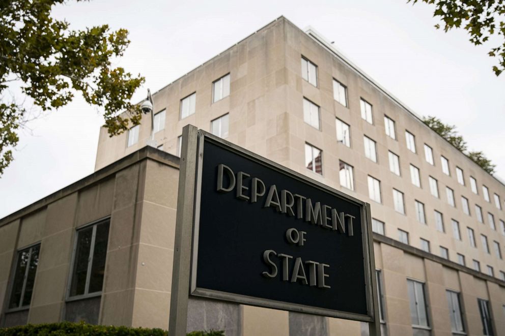 PHOTO: U.S. State Department headquarters in Washington, D.C., Oct. 3, 2019.