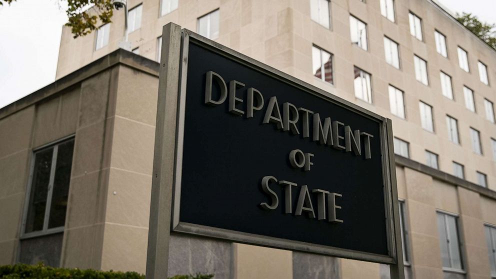 PHOTO: U.S. State Department headquarters in Washington, D.C., Oct. 3, 2019.