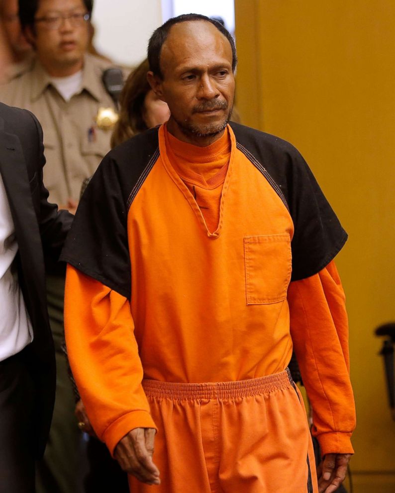 PHOTO: Francisco Sanchez enters court for arraignment, July 7, 2015, in San Francisco.