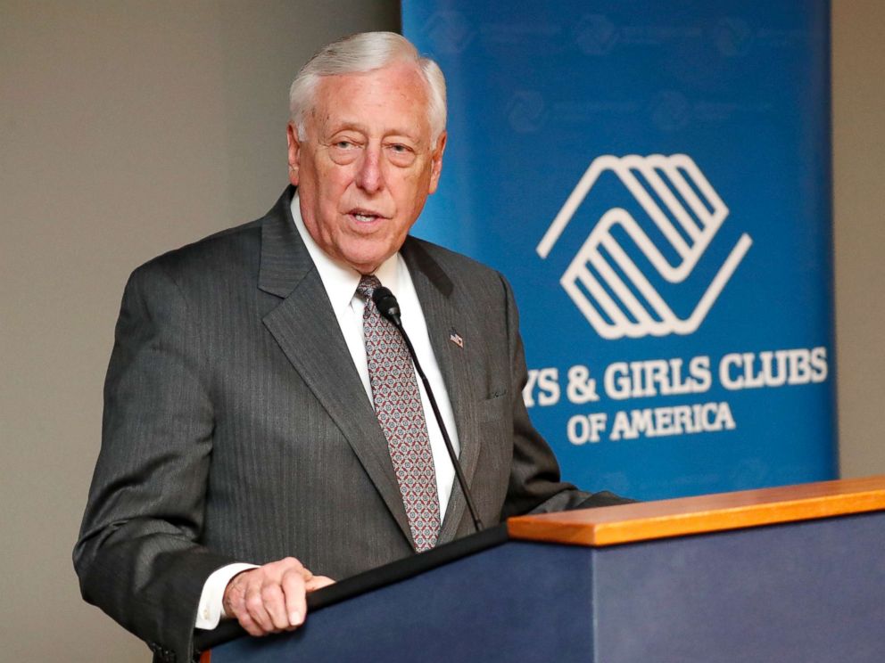 PHOTO: Rep. Steny Hoyer addresses the Boys & Girls Club executives, board members, youth, and supporters at the National Day of Advocacy Congressional reception, March 6, 2018 in Washington, D.C.