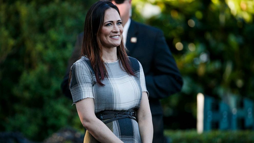 PHOTO: First lady Melania Trump announced her communications director Stephanie Grisham will replace Sarah Sanders as White House press secretary.