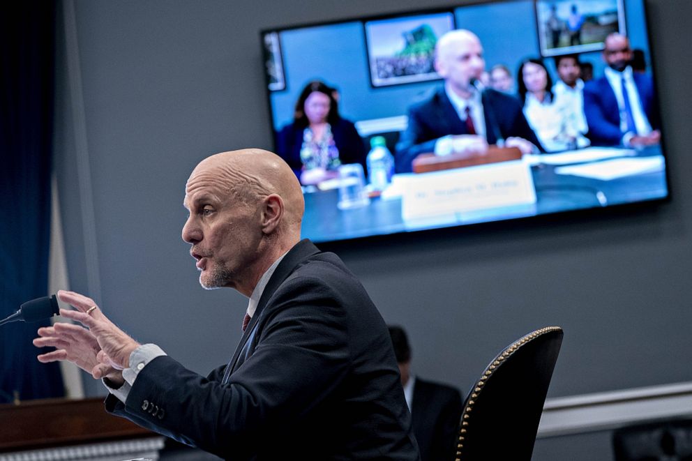 PHOTO: Stephen Hahn, commissioner of food and drugs at the U.S. Food and Drug Administration, speaks during a House Appropriations Subcommittee hearing in Washington, D.C., March 11, 2020.