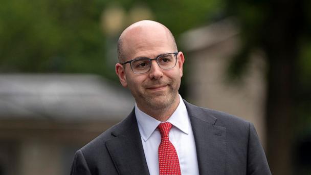 In this June 17, 2025, file photo, Stephen Miran, chairman of the Council of Economic Advisors, walks at the White House, in Washington, D.C.
