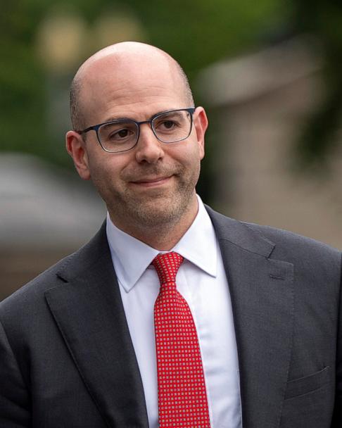 In this June 17, 2025, file photo, Stephen Miran, chairman of the Council of Economic Advisors, walks at the White House, in Washington, D.C.