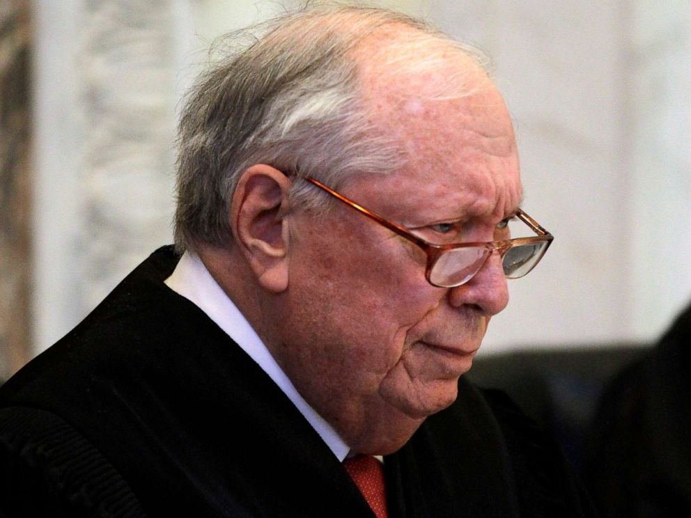 PHOTO: Judge Stephen R. Reinhardt listens to arguments during a hearing in the Ninth Circuit Court of Appeals, Dec. 6, 2010, in San Francisco.