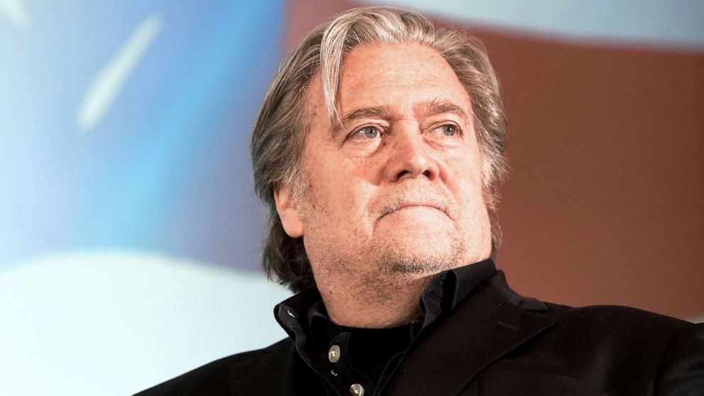 PHOTO: Steve Bannon, former strategic adviser to President Donald Trump, attends a discussion in Prague, May 22, 2018.