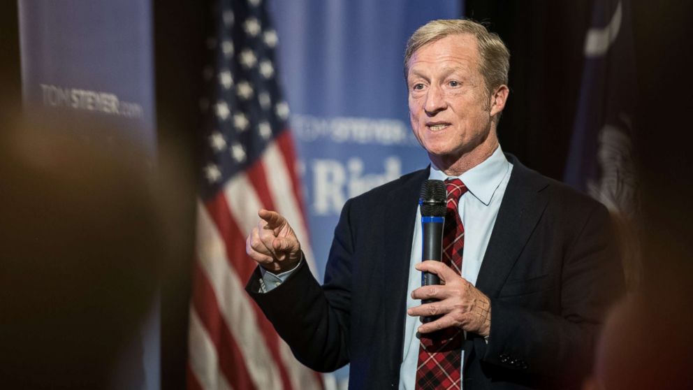 Tom Steyer passes on 2020 presidential bid 'at this time' to focus on ...