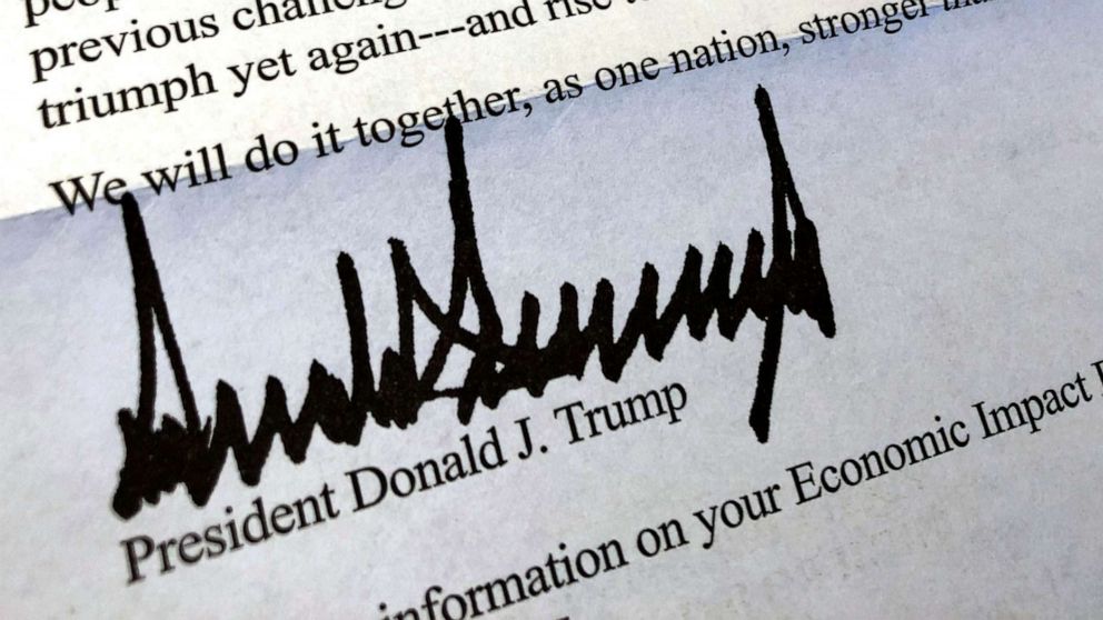 Americans receiving letters signed by Trump explaining ...