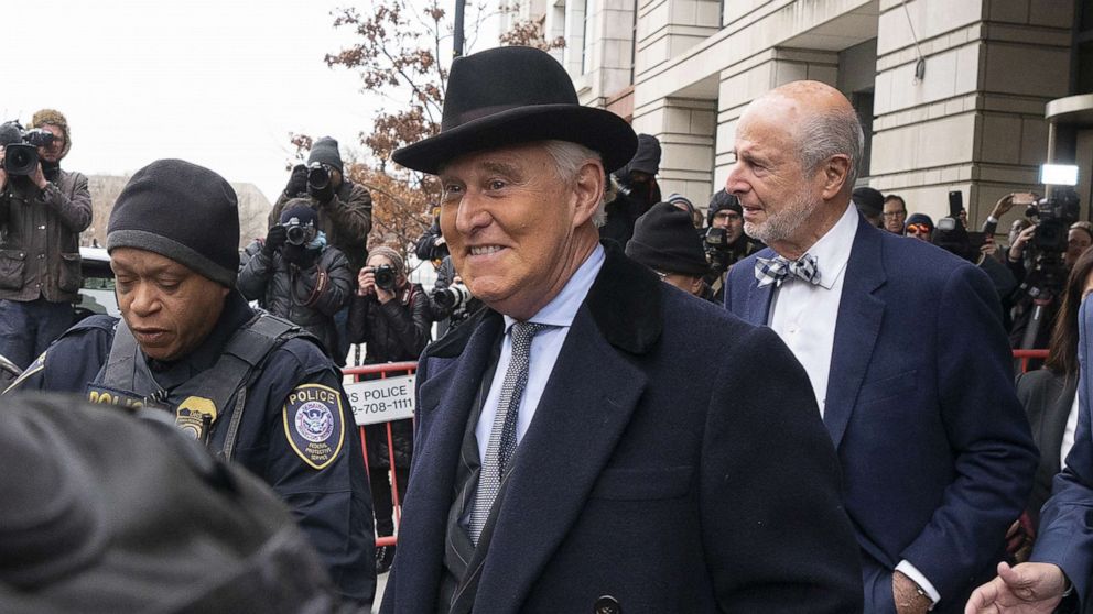 Roger Stone tells ABC News, 'I feel good. I feel great' after Trump ...