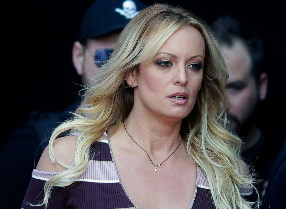 PHOTO: In this Oct. 11, 2018, file photo, adult film actress Stormy Daniels arrives at an event in Berlin.