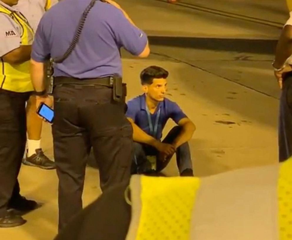 PHOTO: A man was detained by authorities on the tarmac at Miami airport after he was found in the cargo hold of a plane that arrived from Cuba.