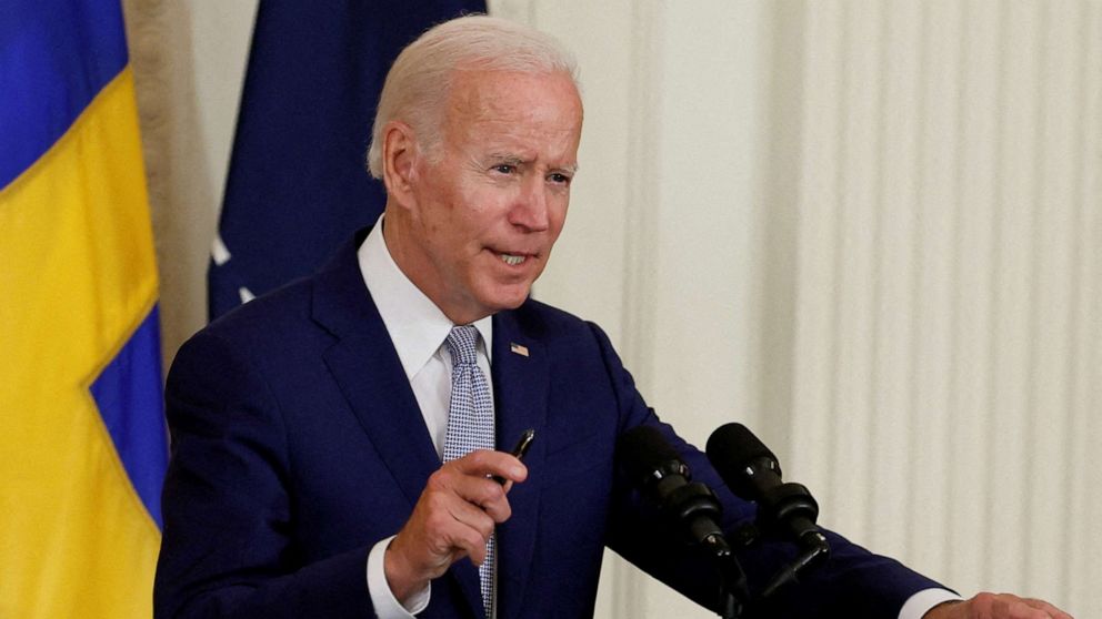 PHOTO: President Joe Biden in the East Room of the White House, in Washington, Aug. 9, 2022. 