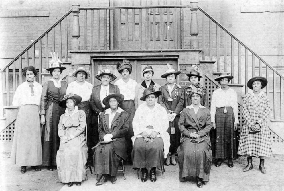 PHOTO: The Phyllis Wheatley Club, in Buffalo, N.Y., is pictured in 1905. Because women's suffrage organizations generally did not welcome black women as members, they formed their own groups.