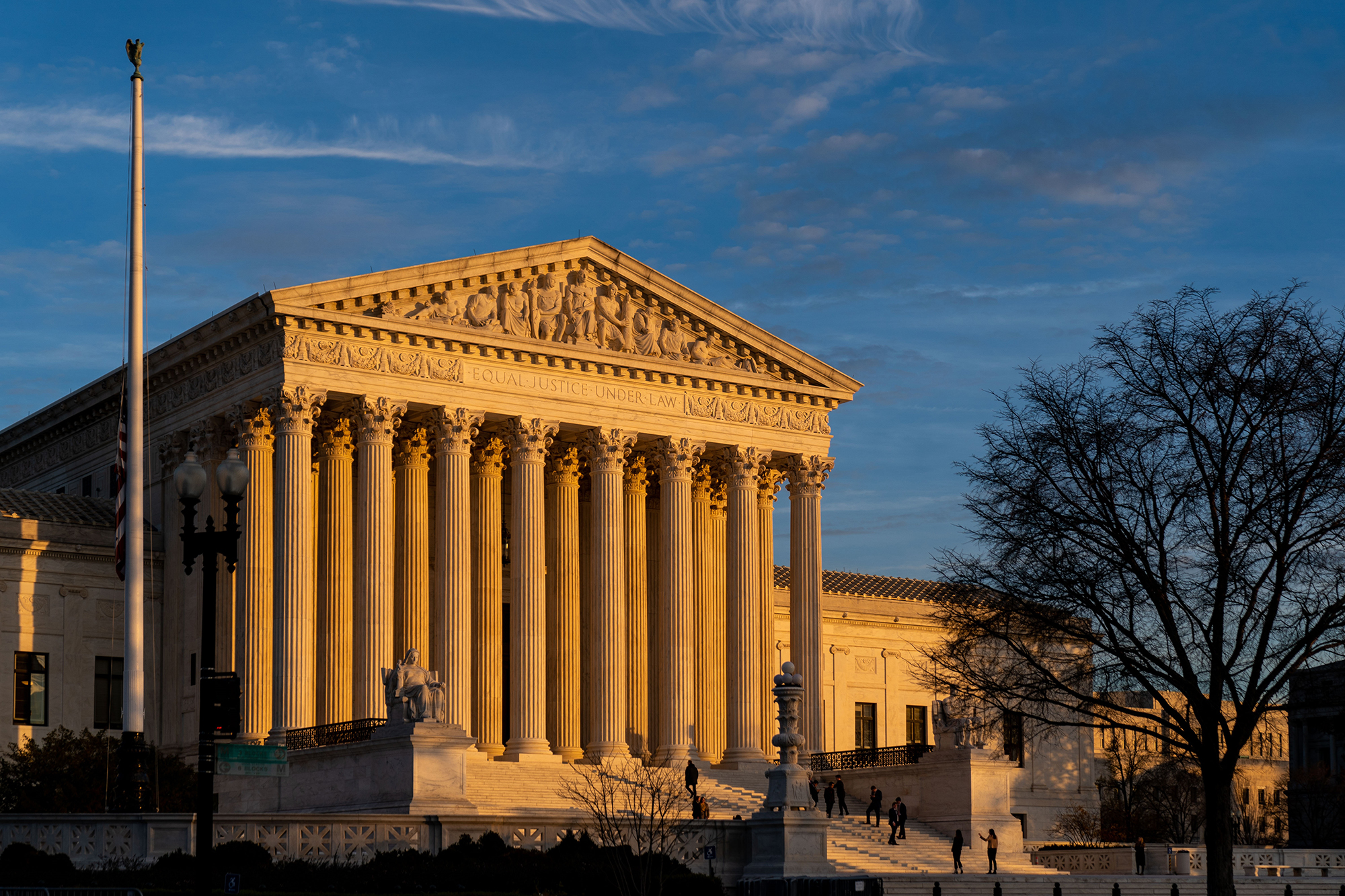 PHOTO: The Supreme Court of the United States stands in Washington, Dec. 7, 2021.