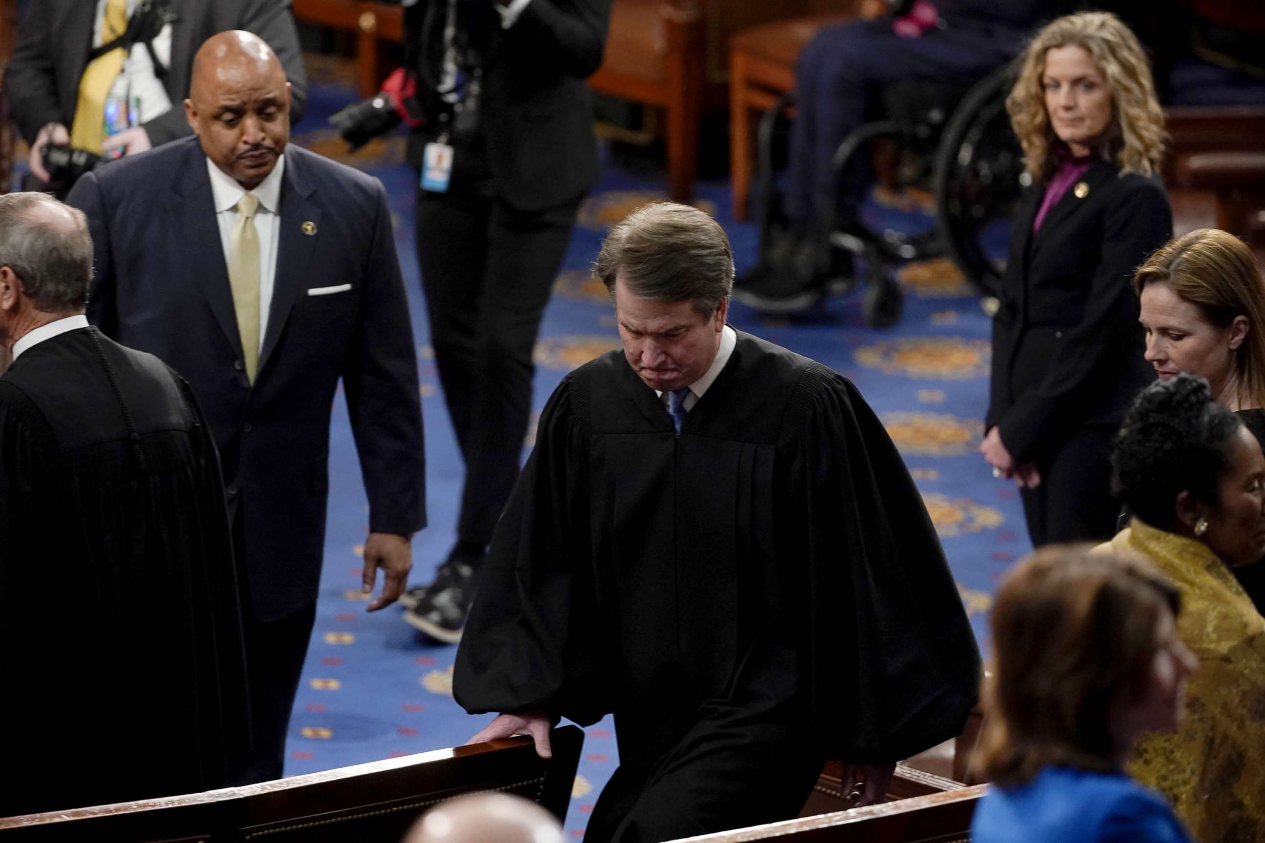 PHOTO: Brett Kavanaugh, associate justice of the U.S. Supreme Court, attends the State of the Union address in Washington, March 1, 2022.