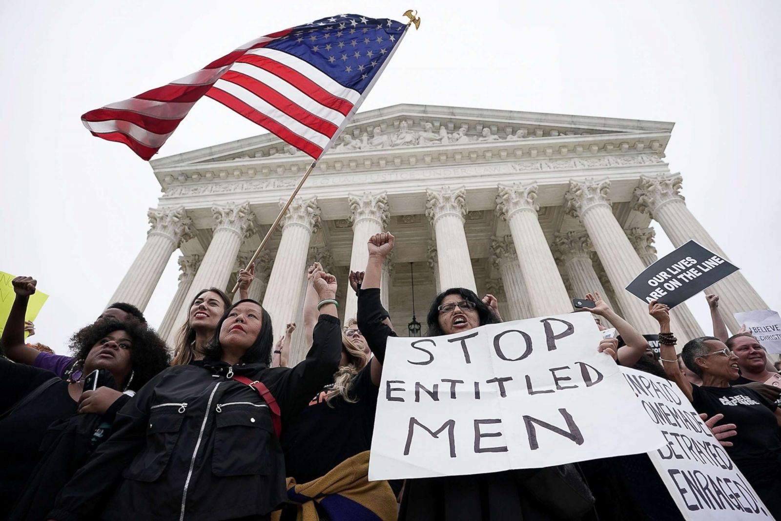 Demonstrators flood Capitol Supreme Court to protest Kavanaugh Demonstrators flood Capitol Supreme Court to protest Kavanaugh