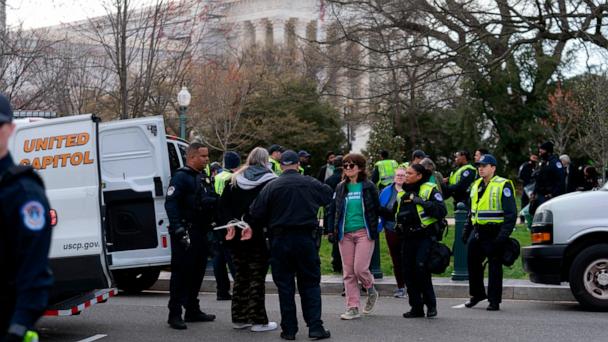 13 protesters arrested near Supreme Court ahead of abortion pill 13 protesters arrested near Supreme Court ahead of abortion pill