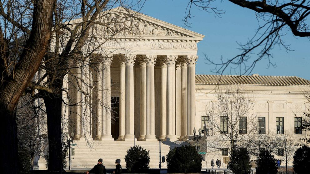 PHOTO: The U.S. Supreme Court building is shown in Washington, D.C., Feb. 6, 2022.