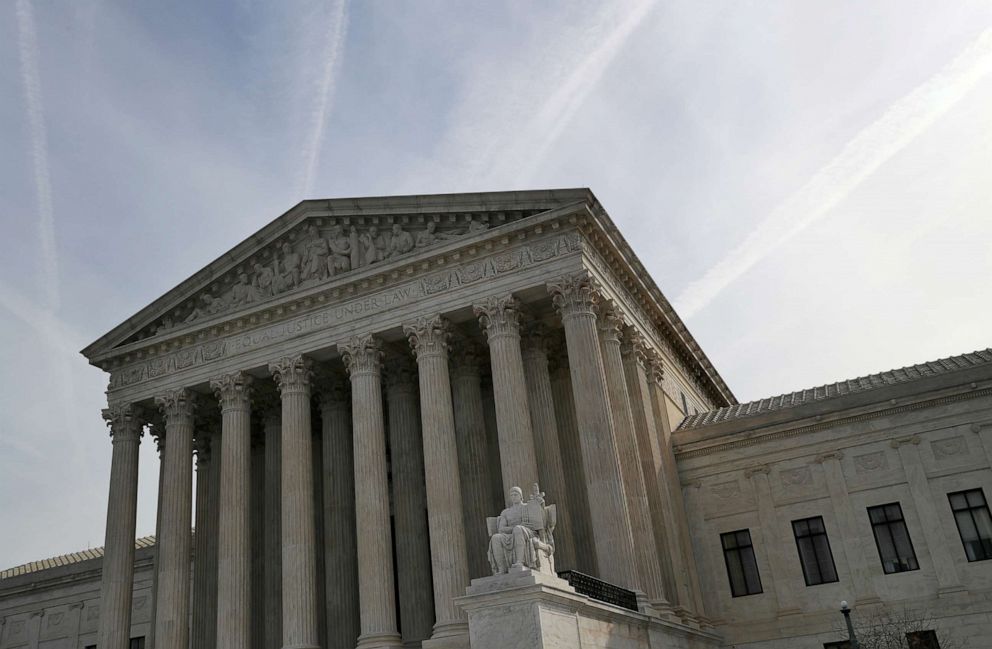 PHOTO: The U.S. Supreme Court building is pictured in Washington, March 20, 2019.