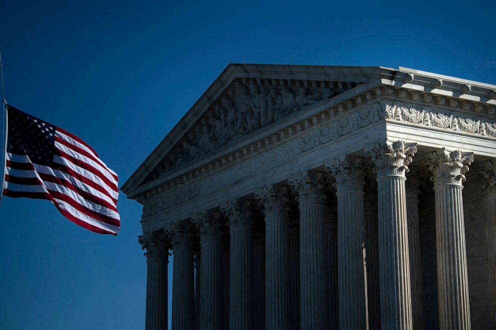 PHOTO: A view of the U.S. Supreme Court on Oct. 2, 2020, in Washington, D.C.