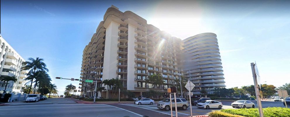 PHOTO: A Google Maps image shows the Champlain Towers South prior to their collapse, Surfside, Fla., Jan 2021.